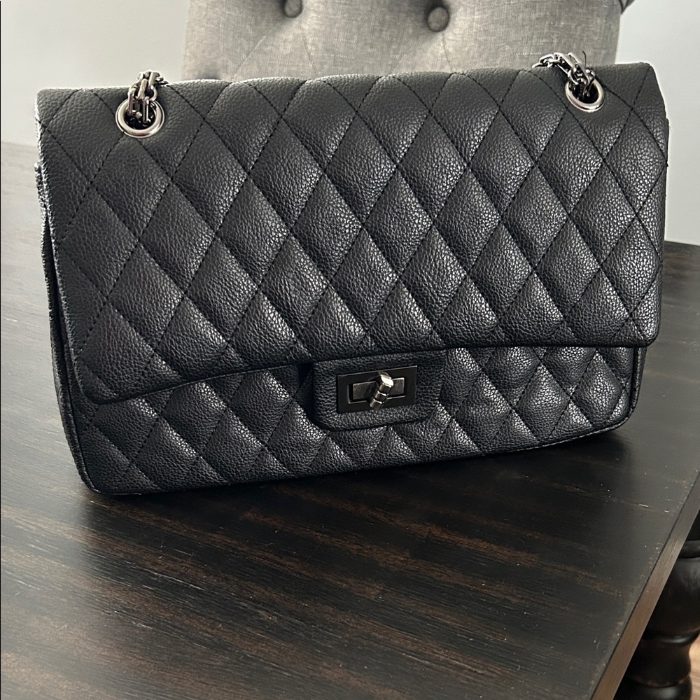 Forever 21 Black Quilted Shoulder Bag
